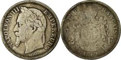 World Coins - Coin, France, Napoleon III, Napoléon III, 2 Francs, 1869, Strasbourg,