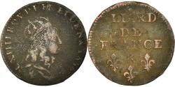 World Coins - Coin, France, Louis XIV, Liard de France au buste juvénile, deuxième type