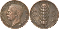 World Coins - Coin, Italy, Vittorio Emanuele III, 5 Centesimi, 1919, Rome, , Bronze