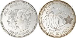 World Coins - Spain, 12 Euro, JUAN CARLOS I Y SOFIA, 2009, Madrid, , Silver, KM:1212