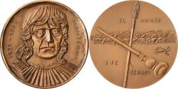 World Coins - France, Medal, Mantegna, 1966, MDP, Bronze, Hélène Guastalla,
