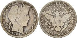 Us Coins - Coin, United States, Barber Half Dollar, Half Dollar, 1901, U.S. Mint, New