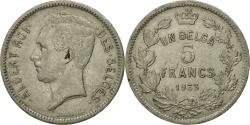 World Coins - Coin, Belgium, 5 Francs, 5 Frank, 1933, , Nickel, KM:97.1