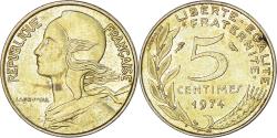 World Coins - Coin, France, 5 Centimes, 1974