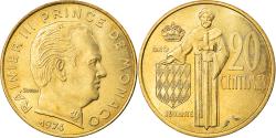 World Coins - Coin, Monaco, Rainier III, 20 Centimes, 1974, , Aluminum-Bronze