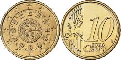 World Coins - Portugal, 10 Euro Cent, 2008, Lisbon, Nordic gold,