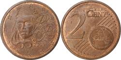 World Coins - France, 2 Euro Cent, 2009, Pessac, , Copper Plated Steel, KM:1283