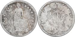 World Coins - Switzerland, 1/2 Franc, 1879, Bern, Silver, , KM:23