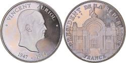World Coins - France, Medal, Les Présidents de la République, Vincent Auriol,