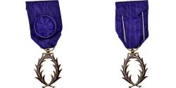 World Coins - France, Palmes Académiques Officier, Medal, Uncirculated, Gilt Bronze, 38