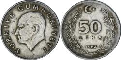 World Coins - Turkey, 50 Lira, 1984