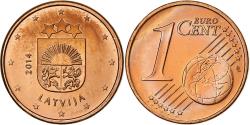 World Coins - Latvia, 1 Centime, 2014, Copper Plated Steel,