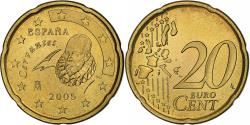 World Coins - Spain, 20 Euro Cent, 2005, Madrid, Nordic gold,