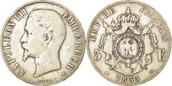 World Coins - Coin, France, Napoleon III, 5 Francs, 1855, Strasbourg, , Silver