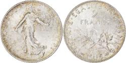World Coins - Coin, France, Semeuse, 2 Francs, 1915, Paris, , Silver, KM:845.1
