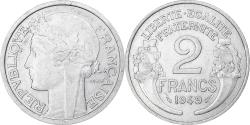 World Coins - France, 2 Francs, Morlon, 1949, Paris, Aluminum, , Gadoury:538a