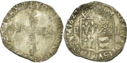World Coins - Coin, France, Louis XIII, 1/4 Écu de Béarn, 1/4 Ecu, 1627, Morlaas,