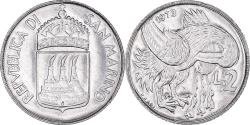 World Coins - Coin, San Marino, 2 Lire, 1973, FDC, , Aluminum, KM:23
