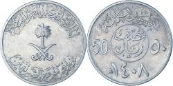 World Coins - Saudi Arabia, 50 Halala, 1/2 Riyal, 1988
