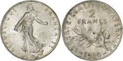 World Coins - France, 2 Francs, Semeuse, 1920, Paris, Silver, , Gadoury:532, KM:845.1
