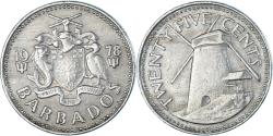 World Coins - Coin, Barbados, 25 Cents, 1978