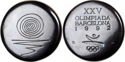 World Coins - Spain, Medal, XXV Olympiada, Barcelona, 1992, Madrid, Silvered bronze