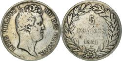 World Coins - Coin, France, Louis-Philippe, 5 Francs, 1831, Lyon, , Silver, KM:735.4