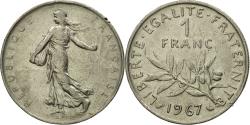 World Coins - Coin, France, Semeuse, Franc, 1967, Paris, , Nickel, KM:925.1