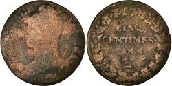 World Coins - Coin, France, 5 Centimes, AN 5, Refrappage du Décime, , Copper