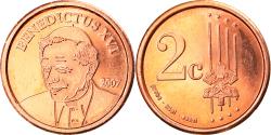 World Coins - Vatican, 2 Euro Cent, 2007, unofficial private coin, , Copper Plated