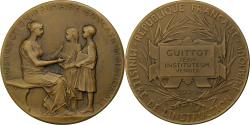 World Coins - France, Medal, Instruction Primaire, Education Nationale, 1903-1904, Bronze