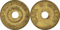 World Coins - Germany, Token, Karl W.Müller, Münzprüfer, Braunschweig,