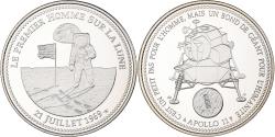 World Coins - France, Medal, Apollo 11, Le Premier Homme sur la Lune, Utrecht, Copper-nickel