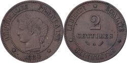 World Coins - France, 2 Centimes, Cérès, 1884, Paris, Bronze, , Gadoury:105