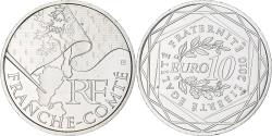 World Coins - France, 10 Euro, Franche-Comté, Euros des régions, 2010, , Silver