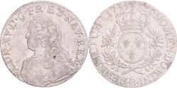 World Coins - Coin, France, Louis XV, Ecu aux branches d'olivier, 1733, Rouen,