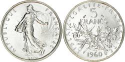 World Coins - Coin, France, Semeuse, 5 Francs, 1960, , Silver, KM:926, Gadoury:770