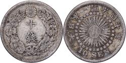 World Coins - Japan, Mutsuhito, 10 Sen, Meiji Era, Yr. 40 (1907), Silver,