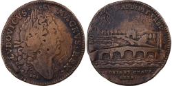 World Coins - France, Token, Louis XIV, Ponts et Chaussées, Copper,