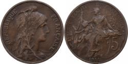 World Coins - France, 5 Centimes, Dupuis, 1911, Paris, Bronze, , Gadoury:165, KM:842