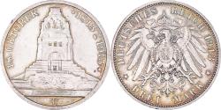 World Coins - Coin, German States, SAXONY-ALBERTINE, Friedrich August III, 3 Mark, 1913