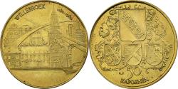 World Coins - Belgium, Token, 50 Kapoenen, 1980, Brass plated steel,
