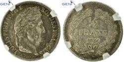 World Coins - Coin, France, Louis-Philippe, 1/2 Franc, 1831, Paris, GENI, XF45,