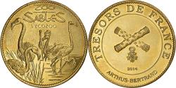 World Coins - France, Token, Eco-Zoo des Sables d'Olonne, 2014, Copper-nickel Aluminium