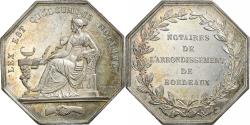 World Coins - France, Token, Notaires de l'Arrondissement de Bordeaux, n.d., Silver, Tiolier
