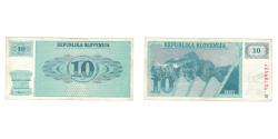 World Coins - Banknote, Slovenia, 10 (Tolarjev), KM:4a, EF(40-45)