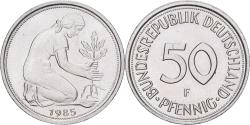World Coins - Federal Republic of Germany, 50 Pfennig, 1985, Stuttgart, Copper-nickel
