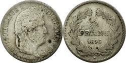 World Coins - Coin, France, Louis-Philippe, 1/2 Franc, 1833, Rouen, , Silver