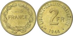 World Coins - France, France Libre, 2 Francs, 1944, Philadelphia, , Brass, KM:905