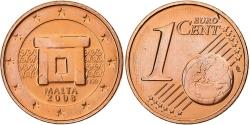 World Coins - Malta, Euro Cent, 2008, Paris, Copper Plated Steel, , KM:125